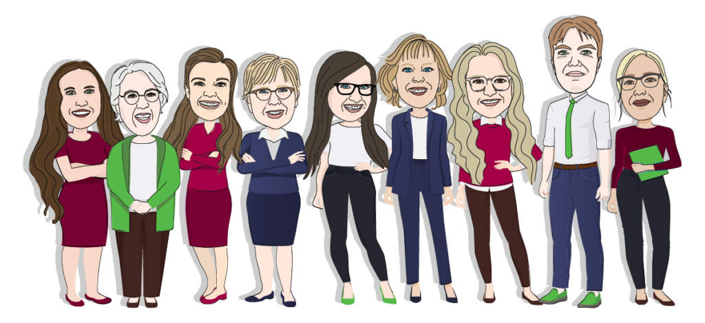Illustration of Bank Midwest ITM Video Team
